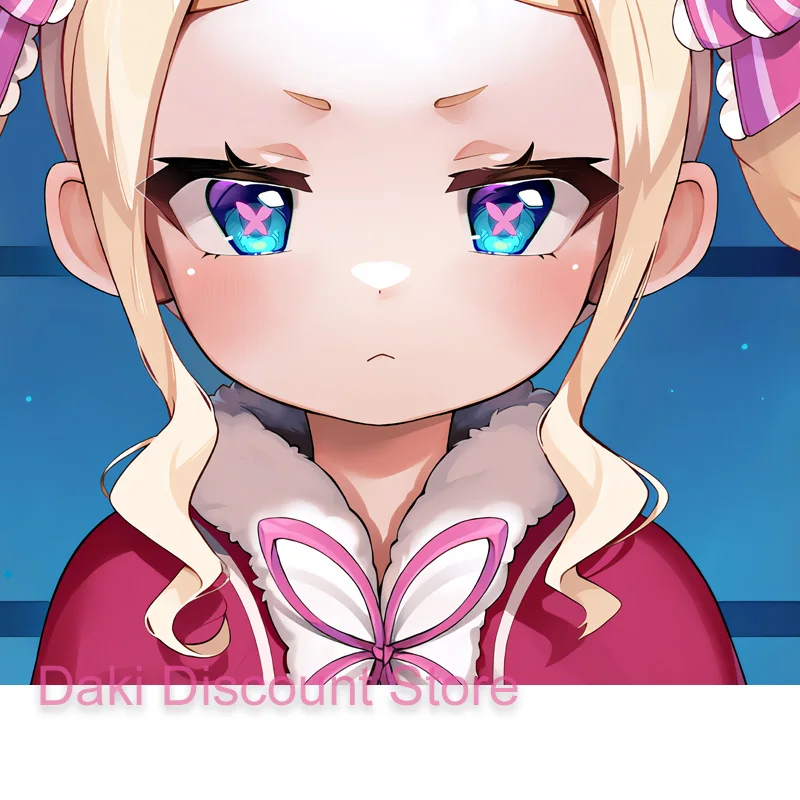 Dakimakura Anime Beatrice Re: Zero Double-sided Print 2WAY Life-size Pillowcase Gift Body Pillow Cover