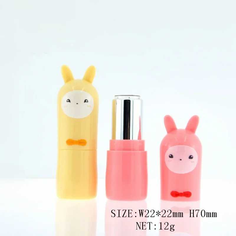 1 st Lege Lippenstift Buis 3.5g Lip Protector Verpakking kinderen Cartoon Leuke Alpaca Patroon Plastic Cosmetische Container met Doos