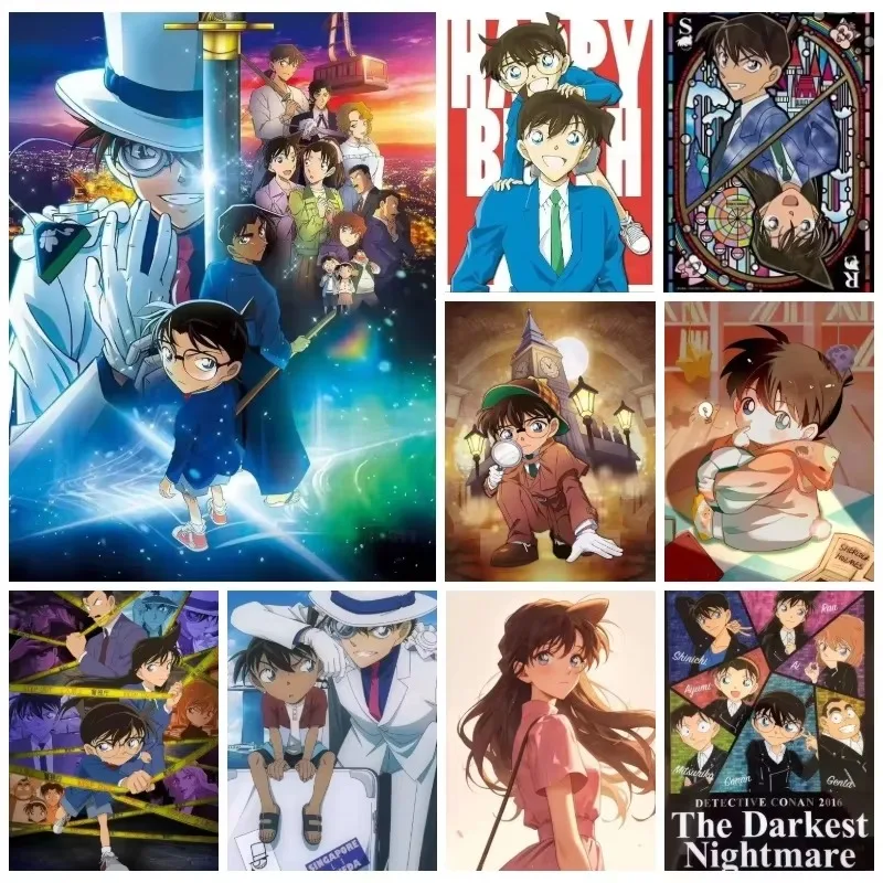 Adult Jigsaw Puzzle 500/1000 Pieces Puzzle Detective Conan Ran Anime Paper Puzzle Decorative Painting Exercise Brain Thinking