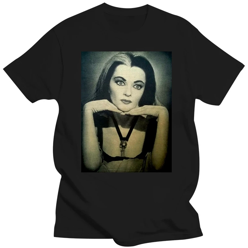 LILY T-Shirt Munsters The Addams Morticia Family Goth Horror Classic Sitcom TV For Youth Middle-age The Old