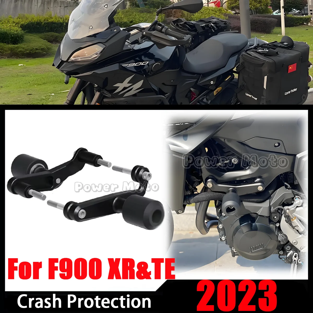 

F900XR 2023 Motorcycle frame crash pad for BMW F900XR TE 2020-2024 crash shaft engine stator slip protector
