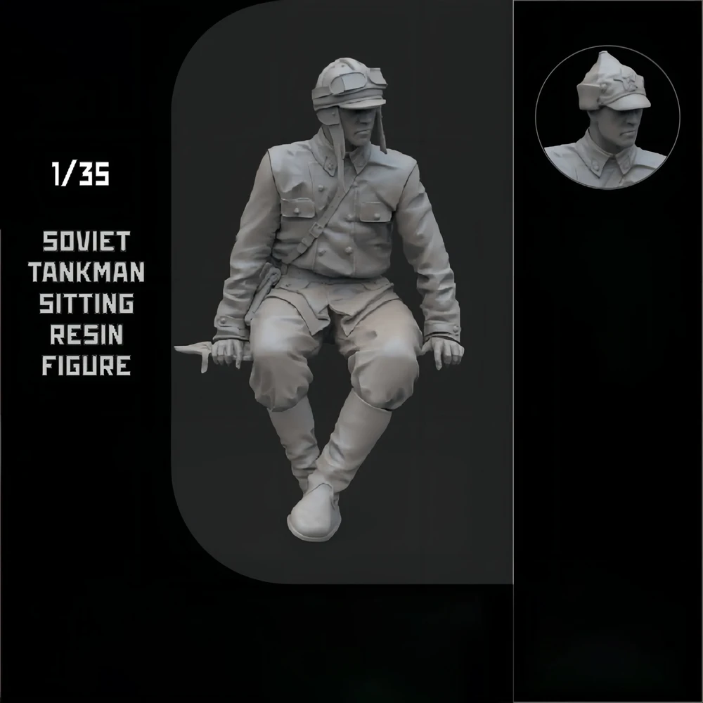 Analyste de figurines en résine GK, thème militaire, non assemblés et non peints, 369C, 1/35