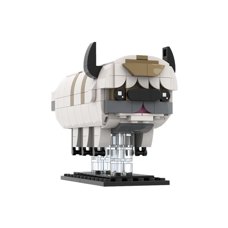 

MOC-62978 мультяшная анимационная фигурка Appa, набор строительных блоков, последняя модель воздушного поплавка, шестиногая модель крупного рогатого скота, фотоподарок