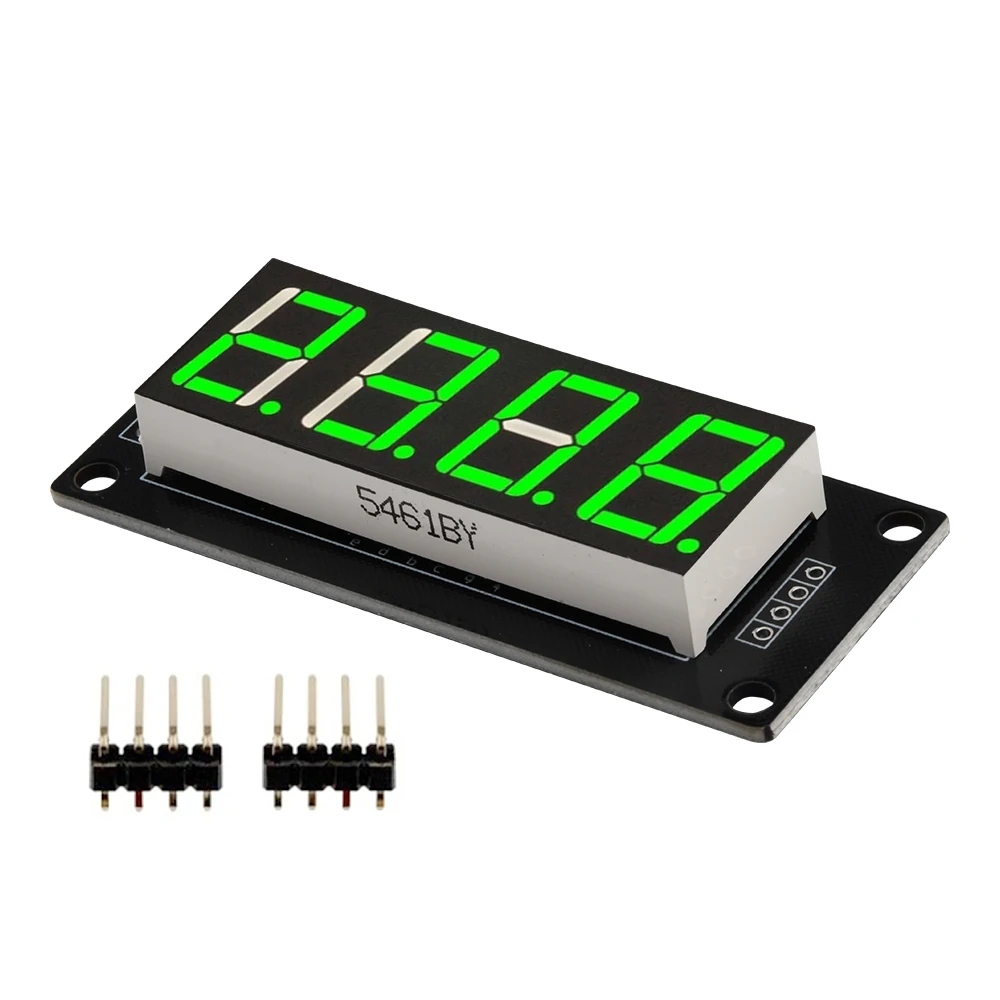 TM1637 Moduł wyświetlacza LED dla Arduino 7 segmentów 4-bitowych 0,56 cala Zegar CZERWONA anoda Cyfrowa tuba Cztery pakiety sterowników szeregowych — zdjęcie 3