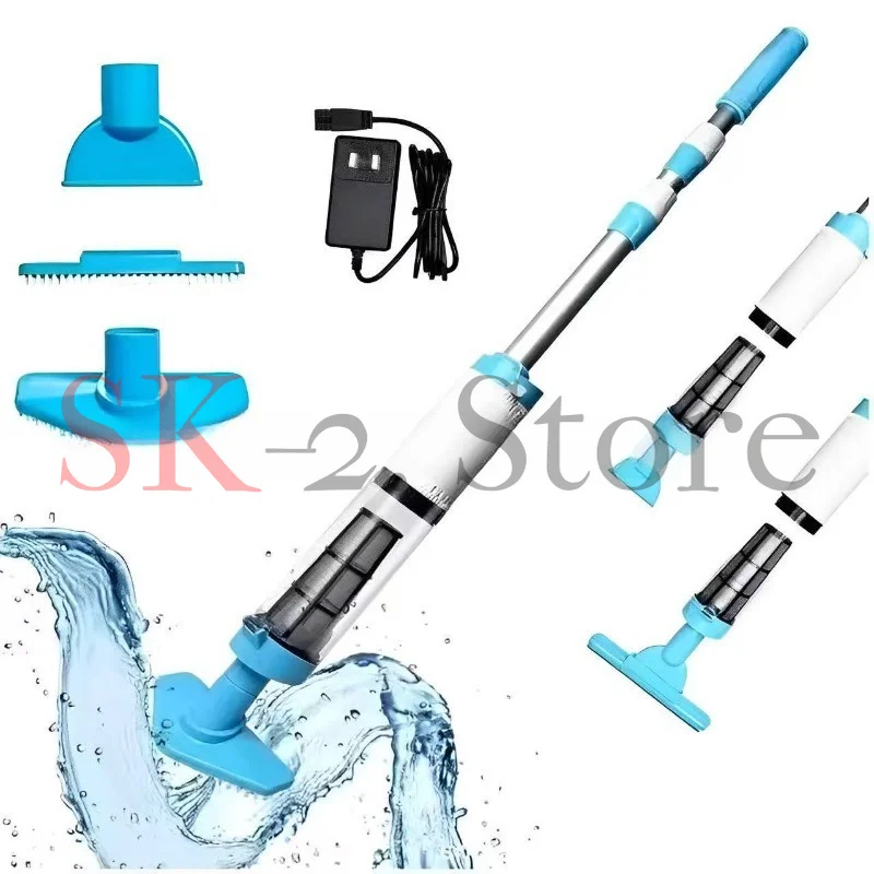 Cordless swimming pool sewage suction wireless cleaning vacuum cleaner for hot tub fish pool underwater vacuum charging model