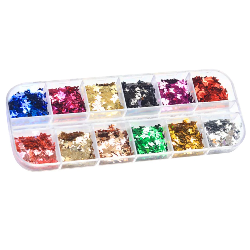 

Nail Sequins Set Creative DIY Manicure Decals for Party Holiday Events Art Nail Stickers Manicure Decals