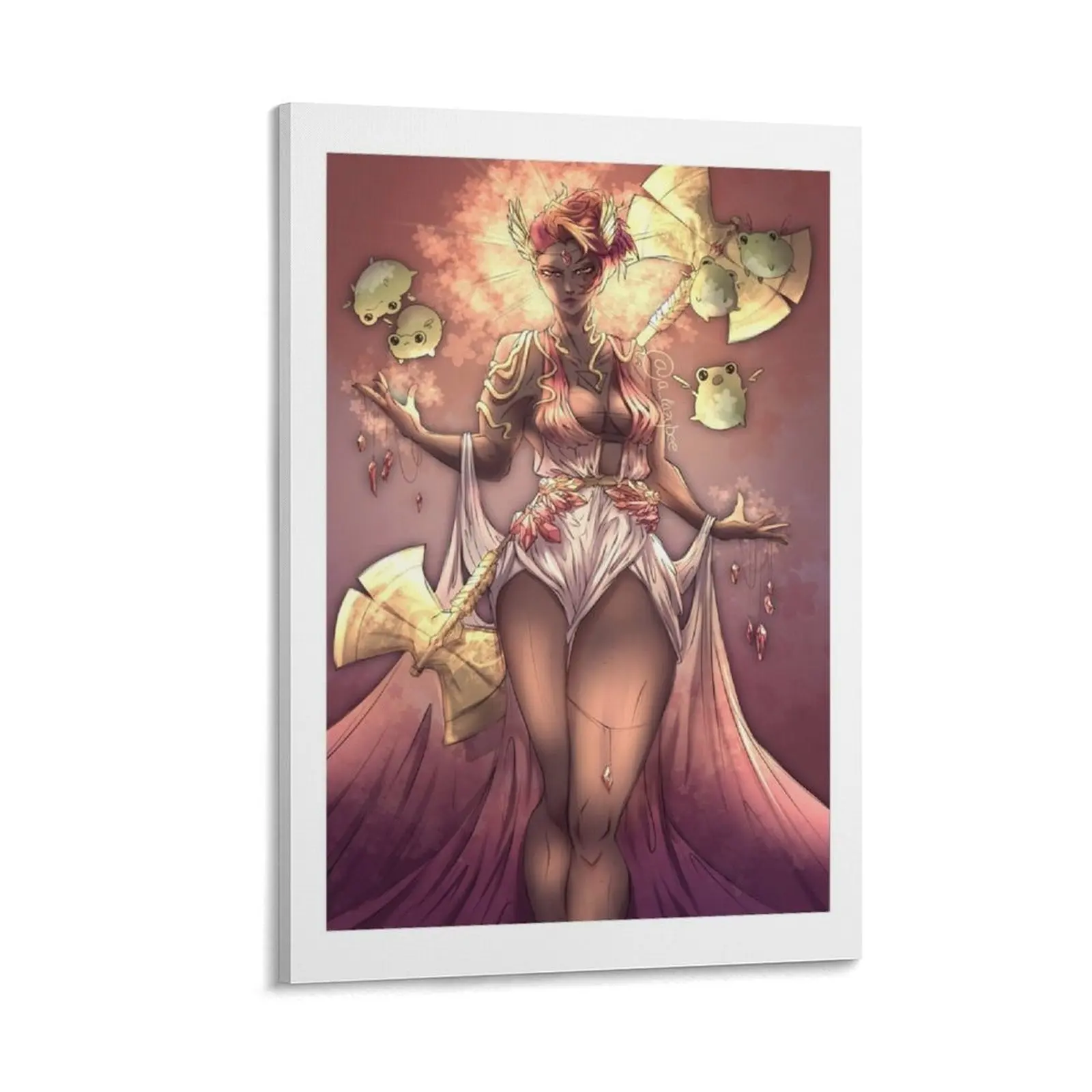 

Lesbian pride goddess Canvas Painting Decorative paintings decorative wall canvases decorations for the room wall decor