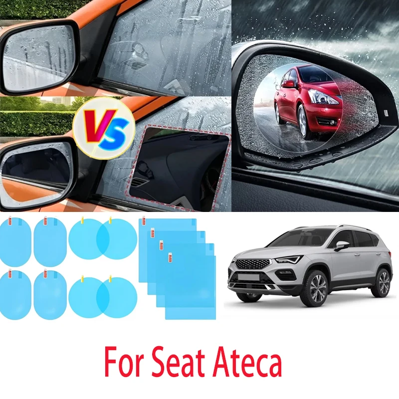 

For Seat Ateca Car and motorcycle rearview mirror waterproof anti fog defrosting transparent window waterproof film