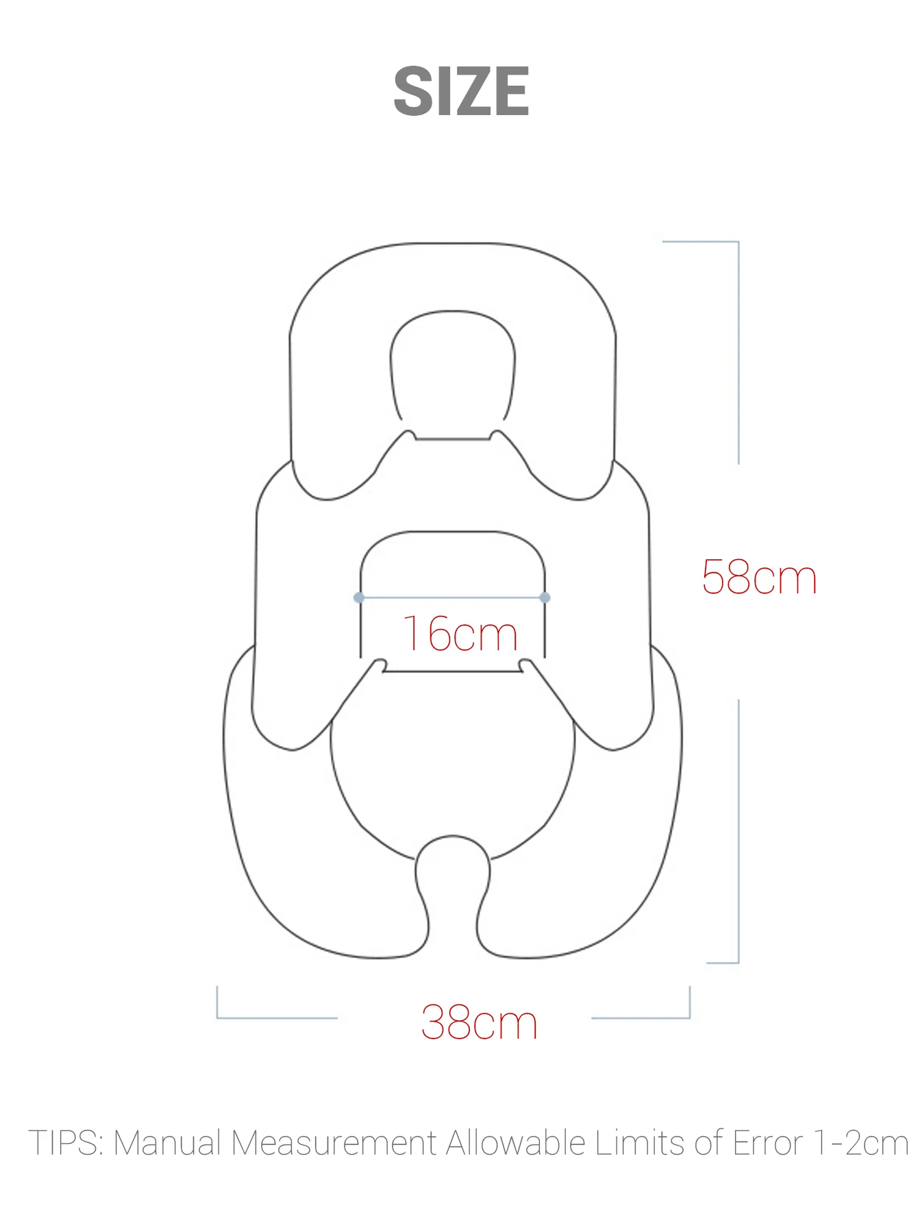 Detachable Infant Car Seat  baby Stroller Cushion Insert Head Body Support Pillow Pram Thermal Mattress Mesh Breathable Liner Ma