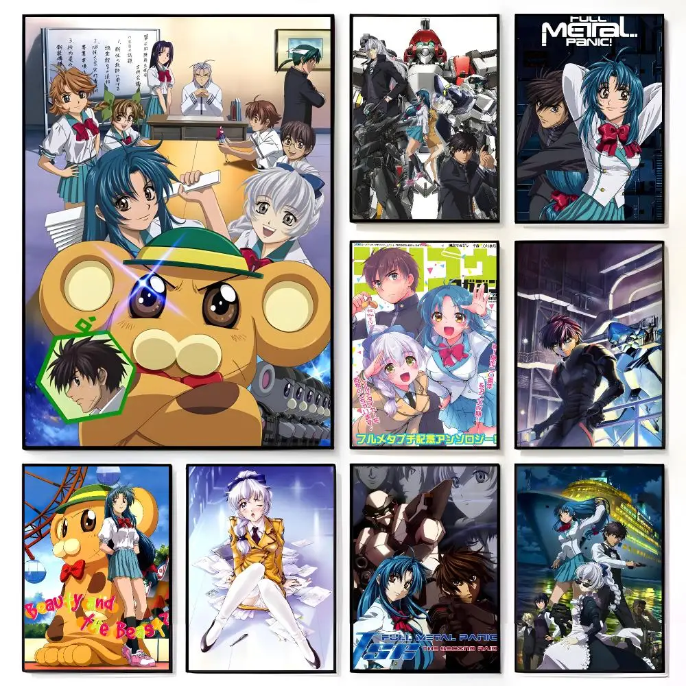 Mecha Anime F-full Metal Panic! Poster American Film Mural Home Childrens Room Wall Decor Print