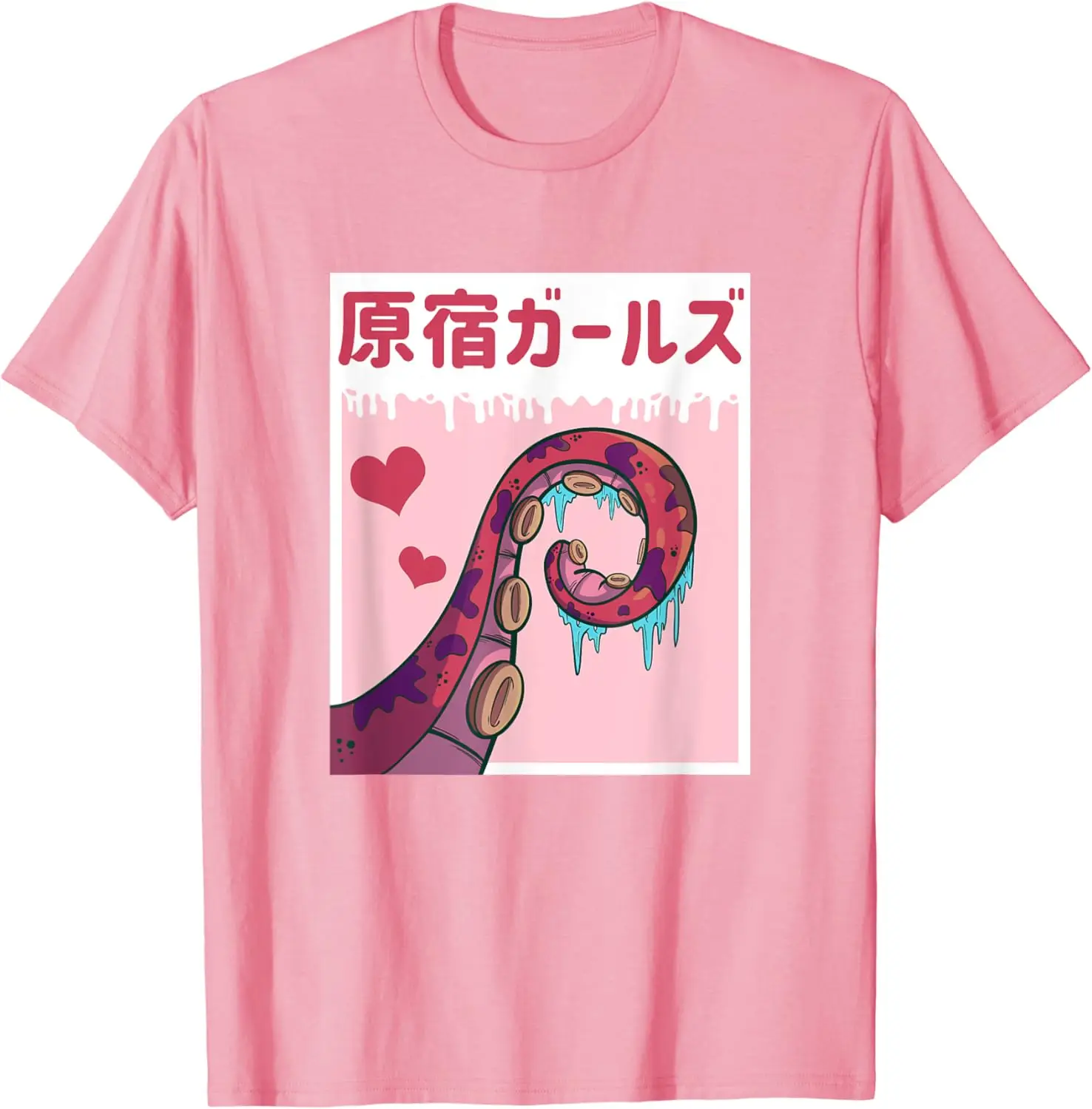 Anime Hentai Tentacles Pastel Gothic Lolita Harajuku Girls T-Shirt