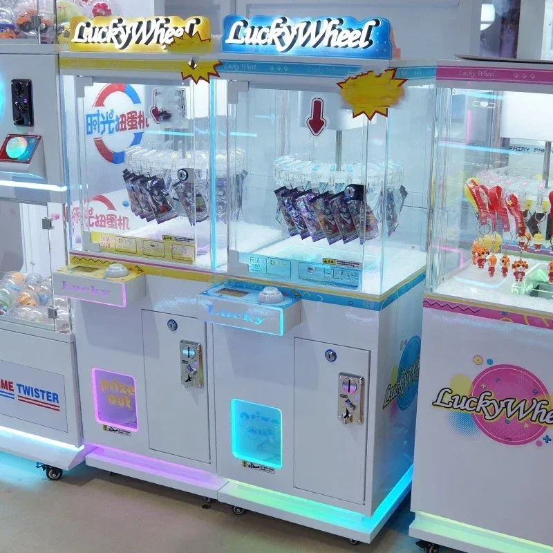 Lucky Wheel Clip Prize Machine Indoor Arcade Prizes Vending Game Machine