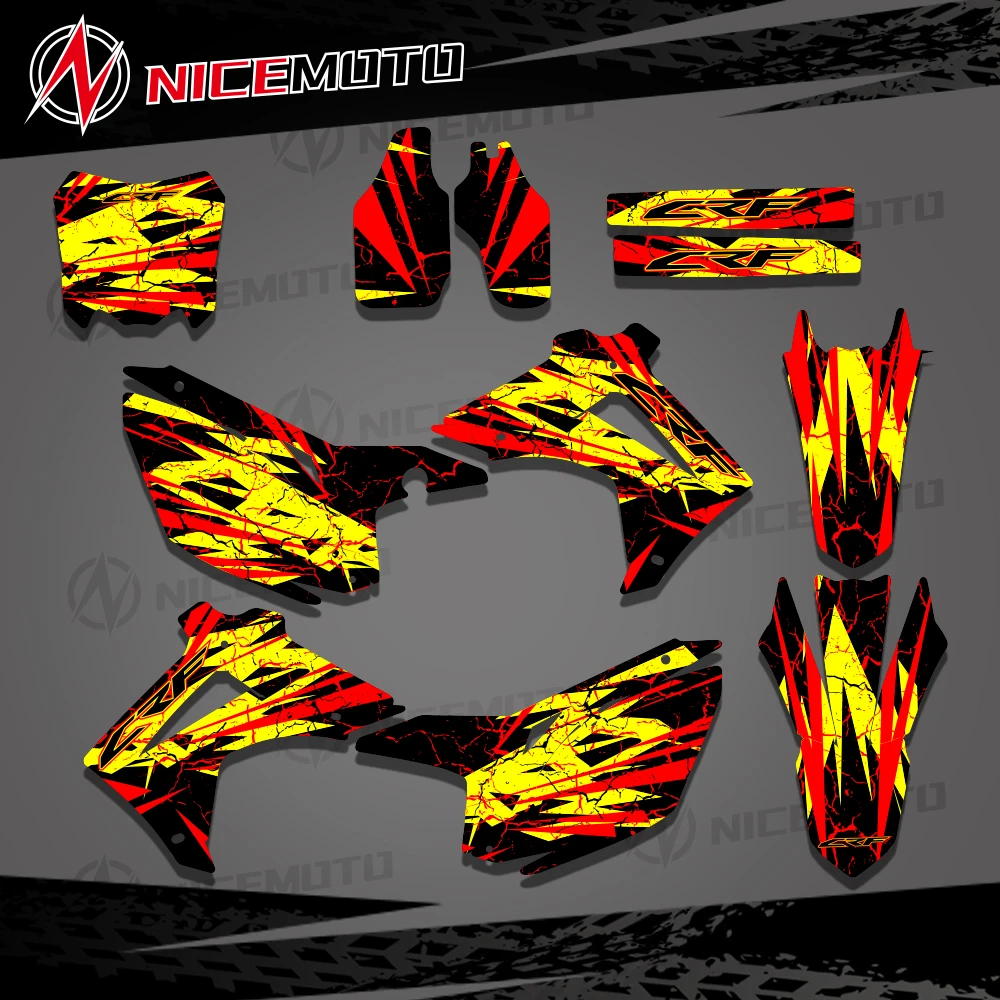 

Графические фоновые наклейки для HONDA CRF250 CRF 250 2014 2015 2016 2017 CRF450 CRF 450 2013 2014 2015 2016