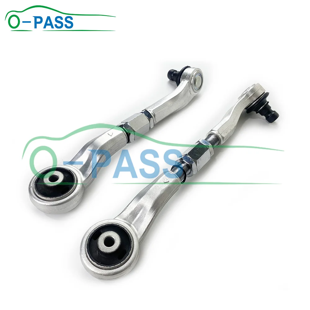 OPASS Front Camber Control arm For AUDI A6 4F C6 A8 D3 4E RS6 VW Phaeton 3D 4E0407505D 4E0407509D Adjustable Forward Rearward