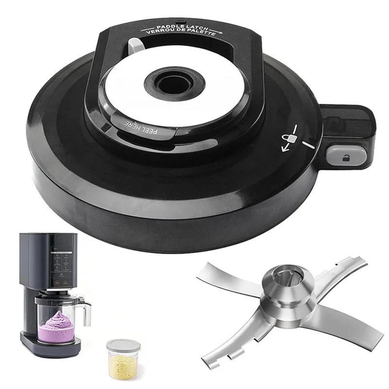 【Berserk】 Запасные части для блендера для мороженого: внешняя крышка чаши с лопаткой для Ninja NC301 NC300 NC299AMZ CN301CO CN305A