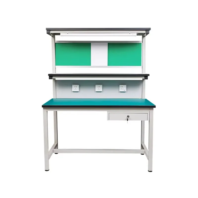Multi-function Anti-Static Electronics ESD Work Table with Bearing Core Components Easy to Operate Assembly Line Bench