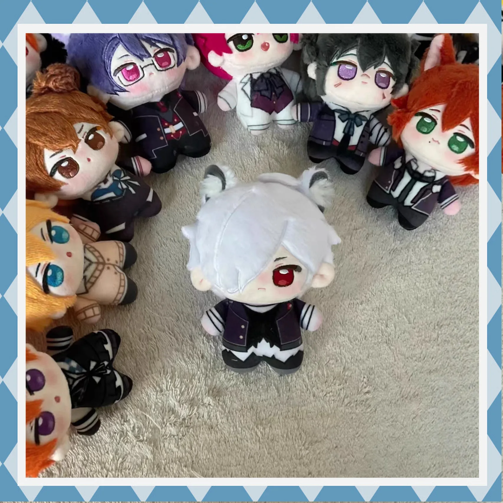 10cm Sakamaki Raito Sakamaki Ayato Plushies Adorable Plush Doll Printed Starfish Body Pendant Cosplay Anime Plush Toys Keychain