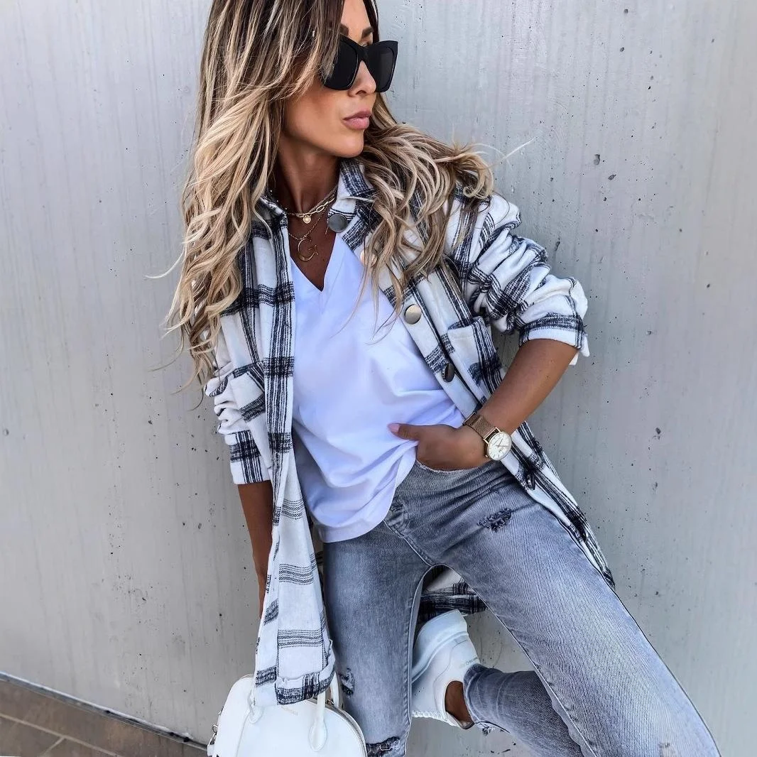 

Женское длинное платье в клетку, средней длины, свободного кроя, из полиэфирного волокна, лето 2023, устойчивое к деформации, стандартный крой