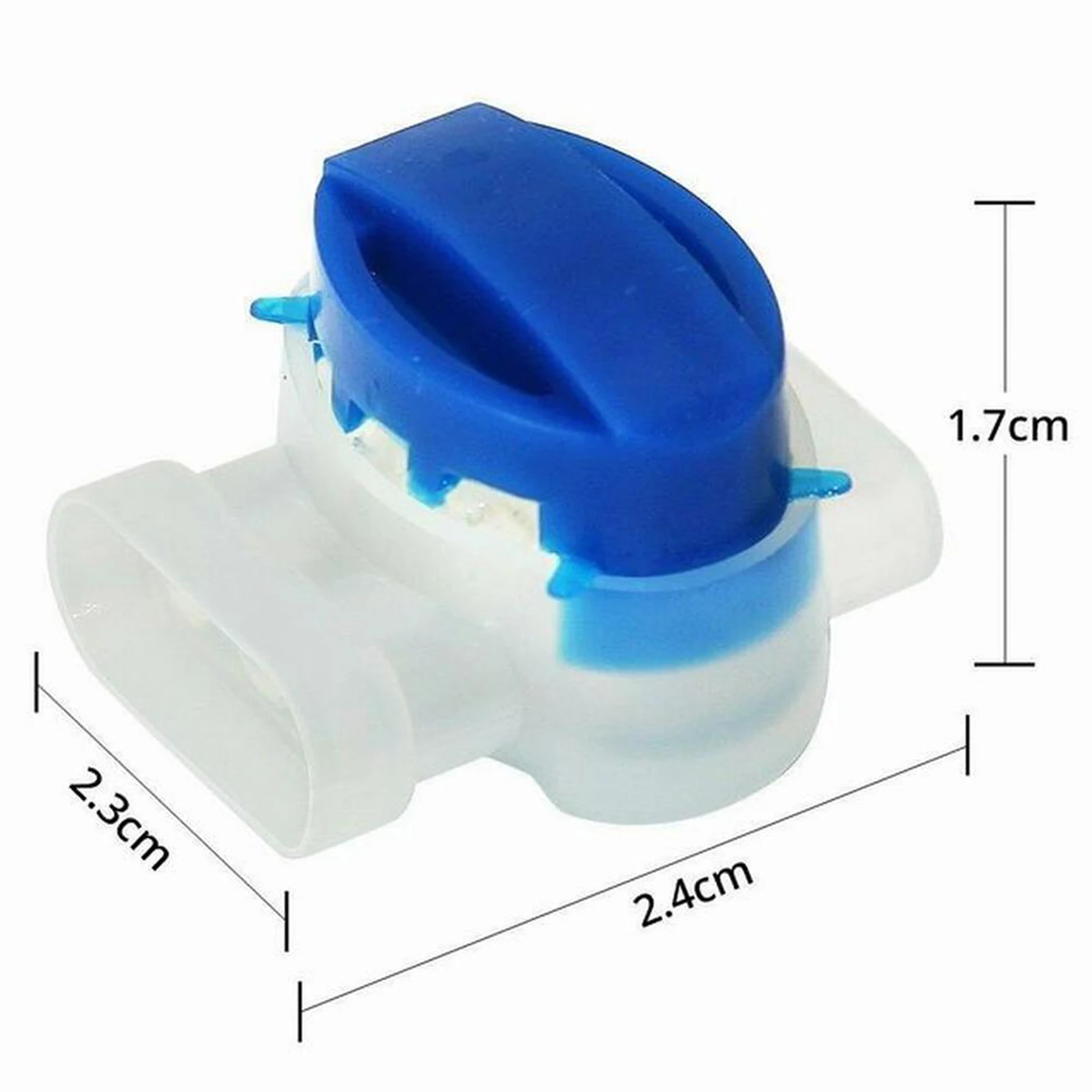 Paquete de 20 conectores de Cable impermeables para cortacésped, bloques de terminales de 3 poros para el hogar, accesorio para cortacésped de jardín, disponible