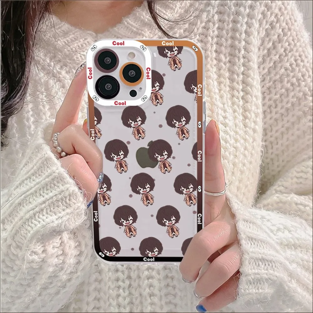 Anime Bungou Stray Dogs Dazai Osamu Phone Case For iPhone 14 13 12 11 Pro Max XS X XR SE 2020 6 7 8 Plus Mini Protective Cover