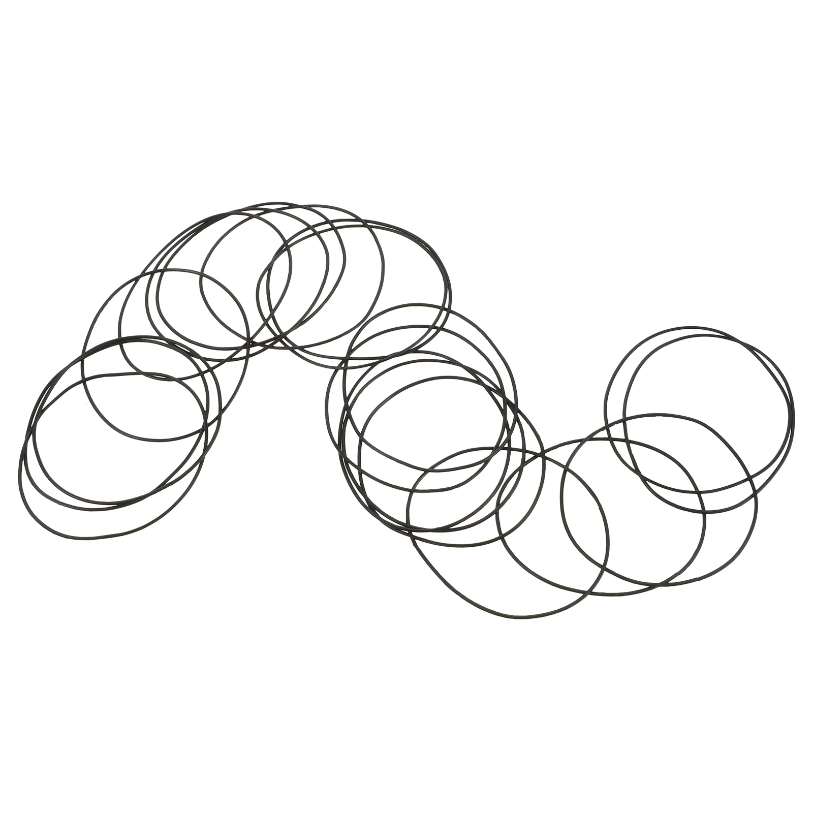 

200pcs Back Cover Gaskets 0.6Mm Waterproof Silicone Rings Replacement Parts Gasket For Repair Accessories Gaskets Kit
