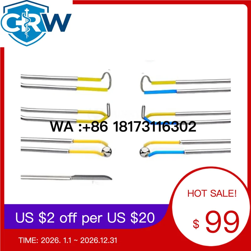 CRW 1.3-DS-24 Urology Bipolar Electrodes Cutting Loop Resectoscope Class II CE Certified Medical Instrument