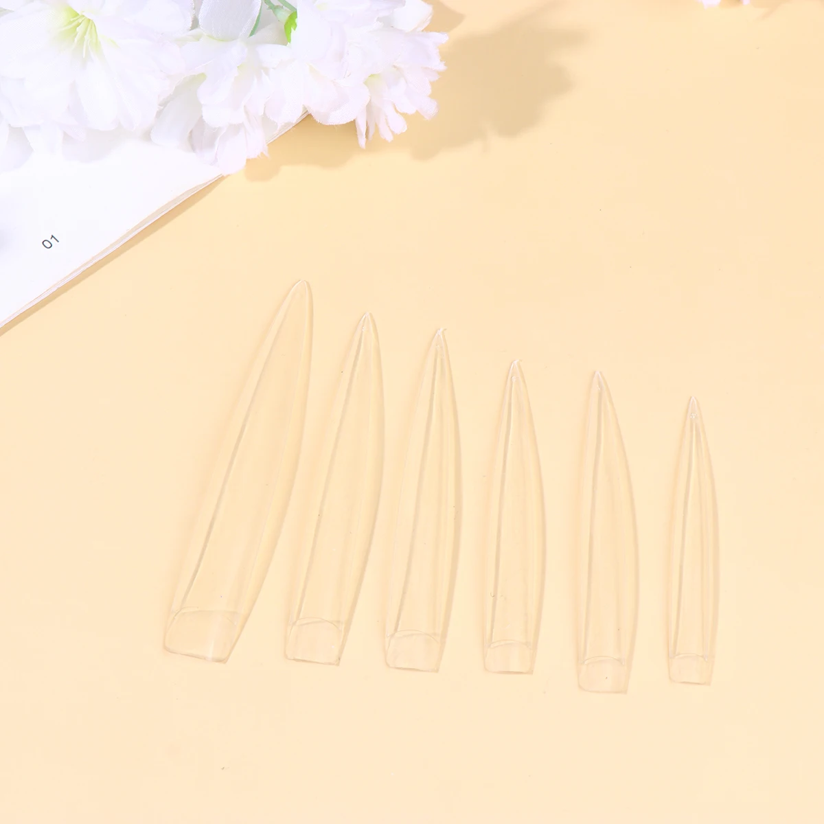 

120pcs French Manicure Fake Nails for Women Nail Art Extensions Artificial Art Accessories False Nails Durable Fashion DIY