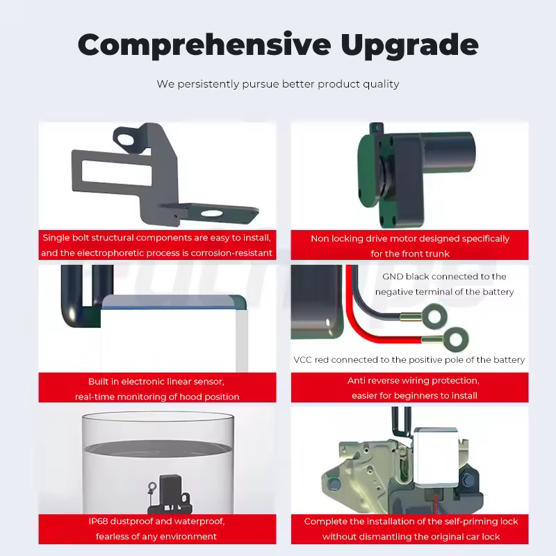 Futhope 2세대 전기 흡입 잠금 장치 최신 기술 적용 이미지