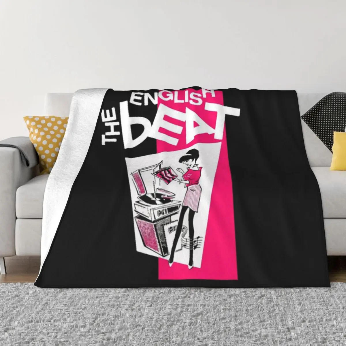 The Beat - The English Beat personalizado cálido decorar el hogar una manta de micropolar ultrasuave