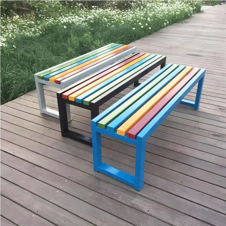 Leisure  Lounge Chair Chairs Park  Concrete Centre Benches Seating Aluminum Picnic Outdoor Wood Cast Iron Garden Bench