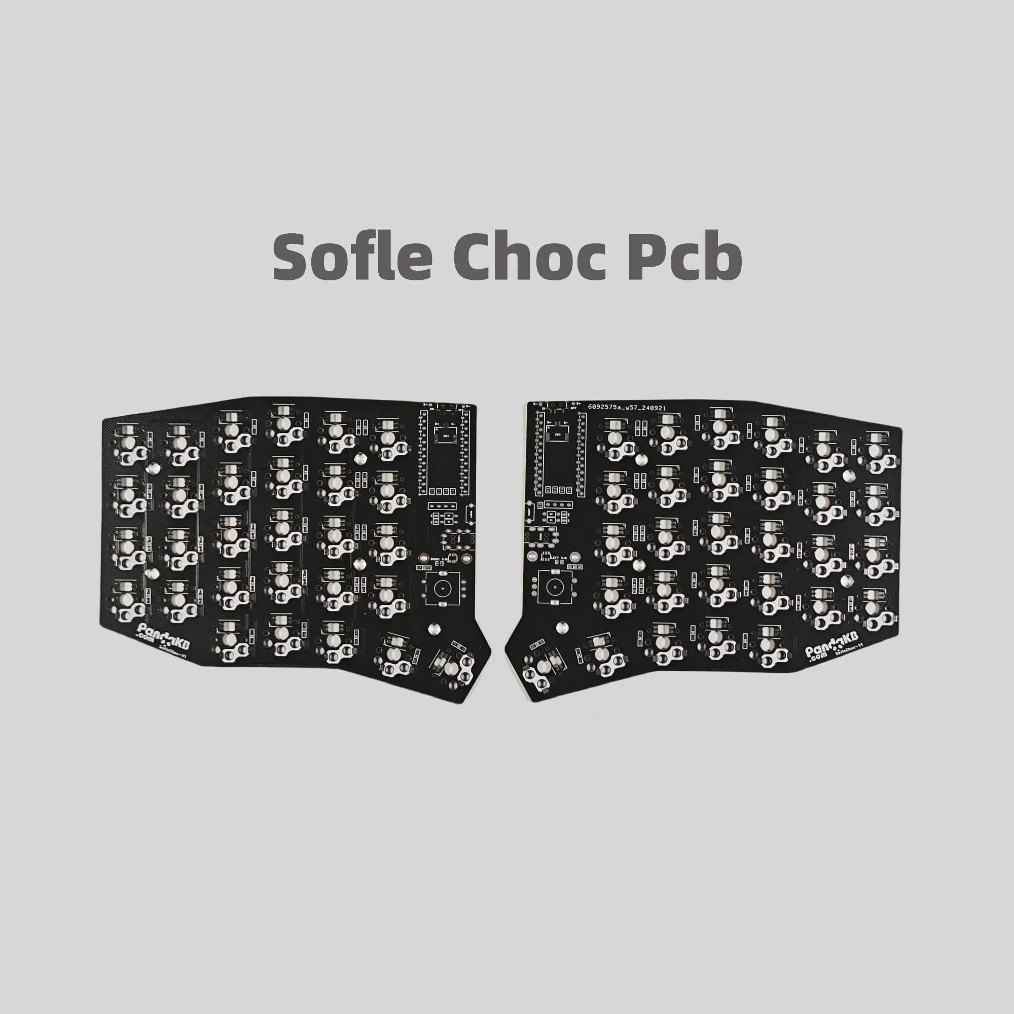 Sofle Choc/MX Split-Tastatur-PCB-Kit, 52-Tasten-Layout, individuelles Zubehör für dünne ESD-kabelgebundene oder kabellose mechanische Tastatur
