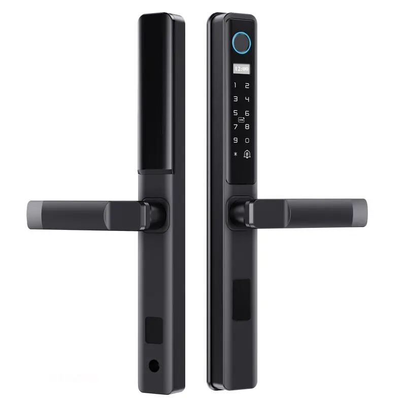 ABGR-Tuya Wifi Smart Door Lock 3085 Electronic With Biometric Fingerprint/Password Key IC Card Remote Control Unlocks