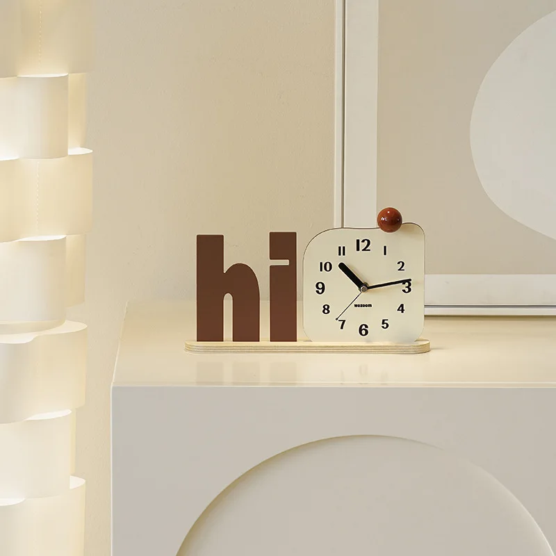 غرفة المعيشة الديكور سطح المكتب على مدار الساعة الشرفة خزانة التلفزيون الإبداعية سطح المكتب على مدار الساعة الفن زخرفة #5