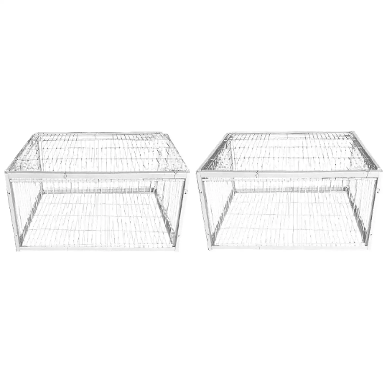 Bird Cage Automatic Pigeon Collection Humane Single Way Entry Thickened Pigeon Coop Chicken Cage for Gardens Garages Orchards