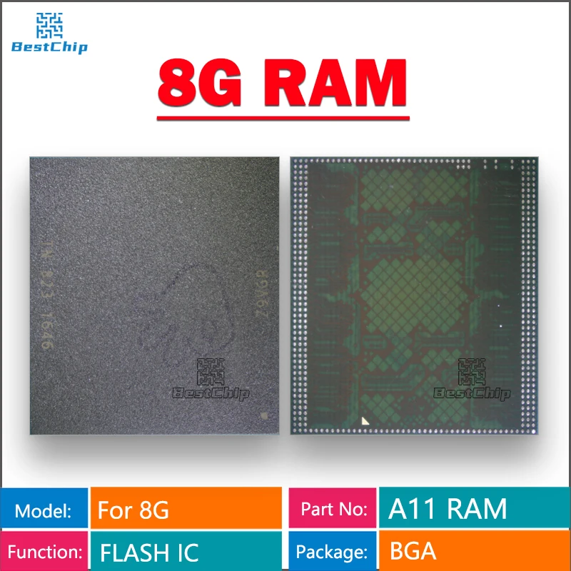 RAM ic chip A8 A9 A10 A11 A12 A13 A14 CPU upper layer For iPhone 6/6P 6S/6SP 7 7PLUS 8 8P X XR /XS/MAX 11 12 /PRO/MAX