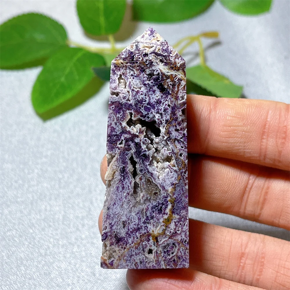 

Natural Crystal Druzy Sphalerite Tower Point Stone Quartz Healing Mineral Specimen Reiki Carving Home Decoration Gift Energy
