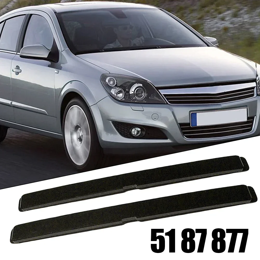 2pcs Plastic Cover Front And Rear Roof Rack Roof Carrier Suit For Opel Astra H Front And Rear Car Stickers Decoration Accessory