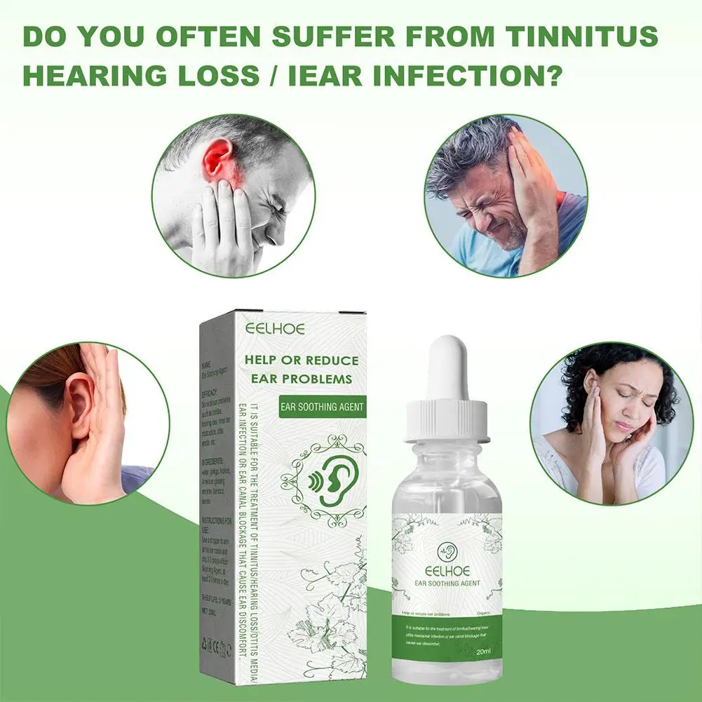 20ml Herbal Medicine acufus Ear Drops Soft Cleaner infusion Treatment soluzione per la pulizia orecchie Hard Hearing Tinnitus Oil