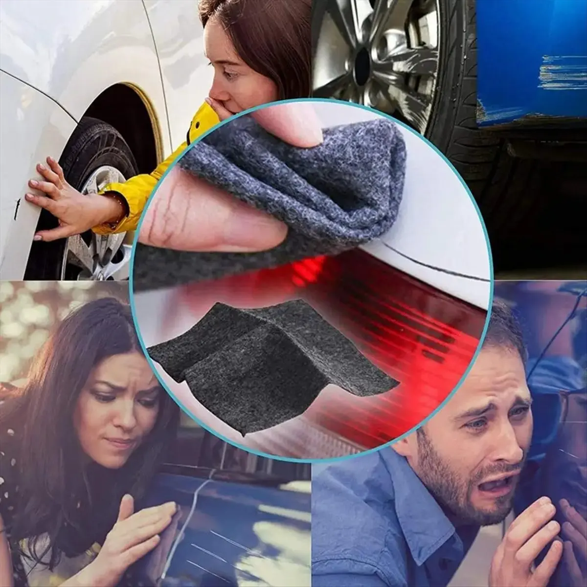 

BAAU 6 шт. наноспаркий ремонт автомобильных царапин, удаление ржавчины, полировка автомобильной краски, царапины, легко восстановление царапин краски