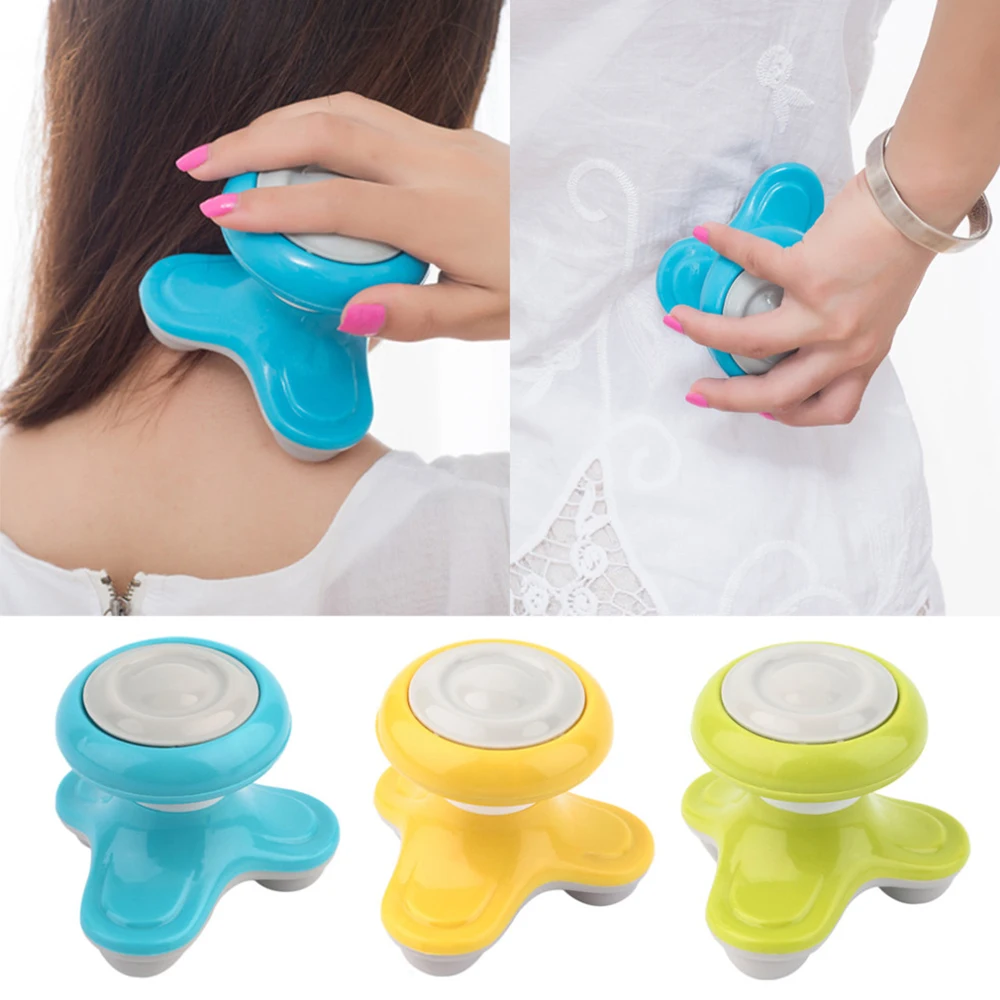 Mini przenośny masaż całego ciała elektryczny masaż trójkątny ugniatanie masażer domowy relaks odchudzanie USB Beauty