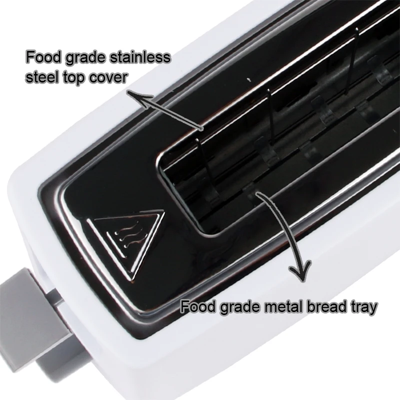 DWMD 110V/220V Stainless Steel Electric Toaster Bread Baking Oven Breakfast Machine Grill Stove Sandwich Maker Heater Warmer US