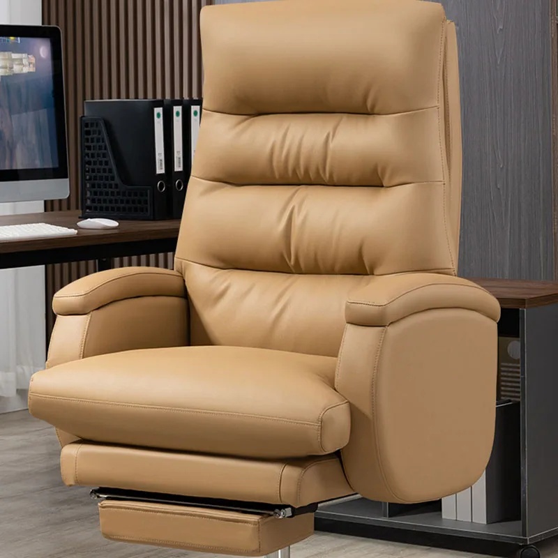 

Armchair Swivel Office Chairs Recliner Meeting Comfort Boss Office Chairs Ergonomic Luxurious Office Furniture Bureaustoel LLOC