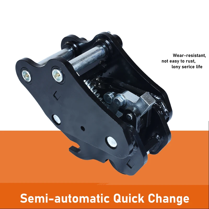 Accesorio para miniexcavadora, cambio rápido semiautomático, conector rápido auxiliar para excavadora pequeña, gancho de interruptor rápido para excavadora