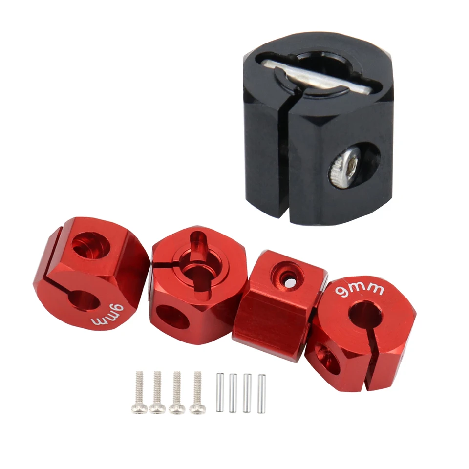 4PCS Adaptateur Alliage d'Aluminium 20mm pour Hex Drive 12mm, Pièces RC 4PCS Adaptateur Alliage d'Aluminium 20mm pour Hex Drive 12mm, Pièces RC