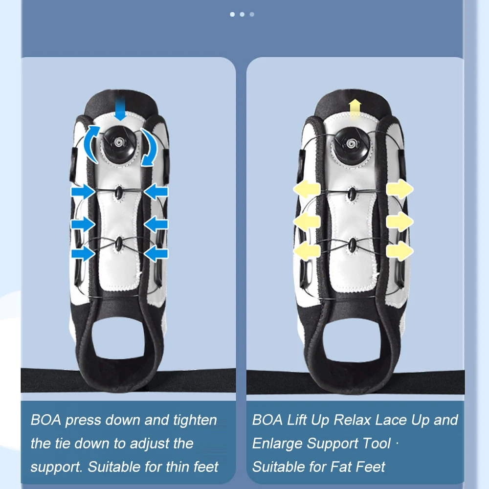 Verstelbare sport enkelbraces, verstuikingsondersteuningbeschermer, voetbeschermer, Varus-correctie, 1 st