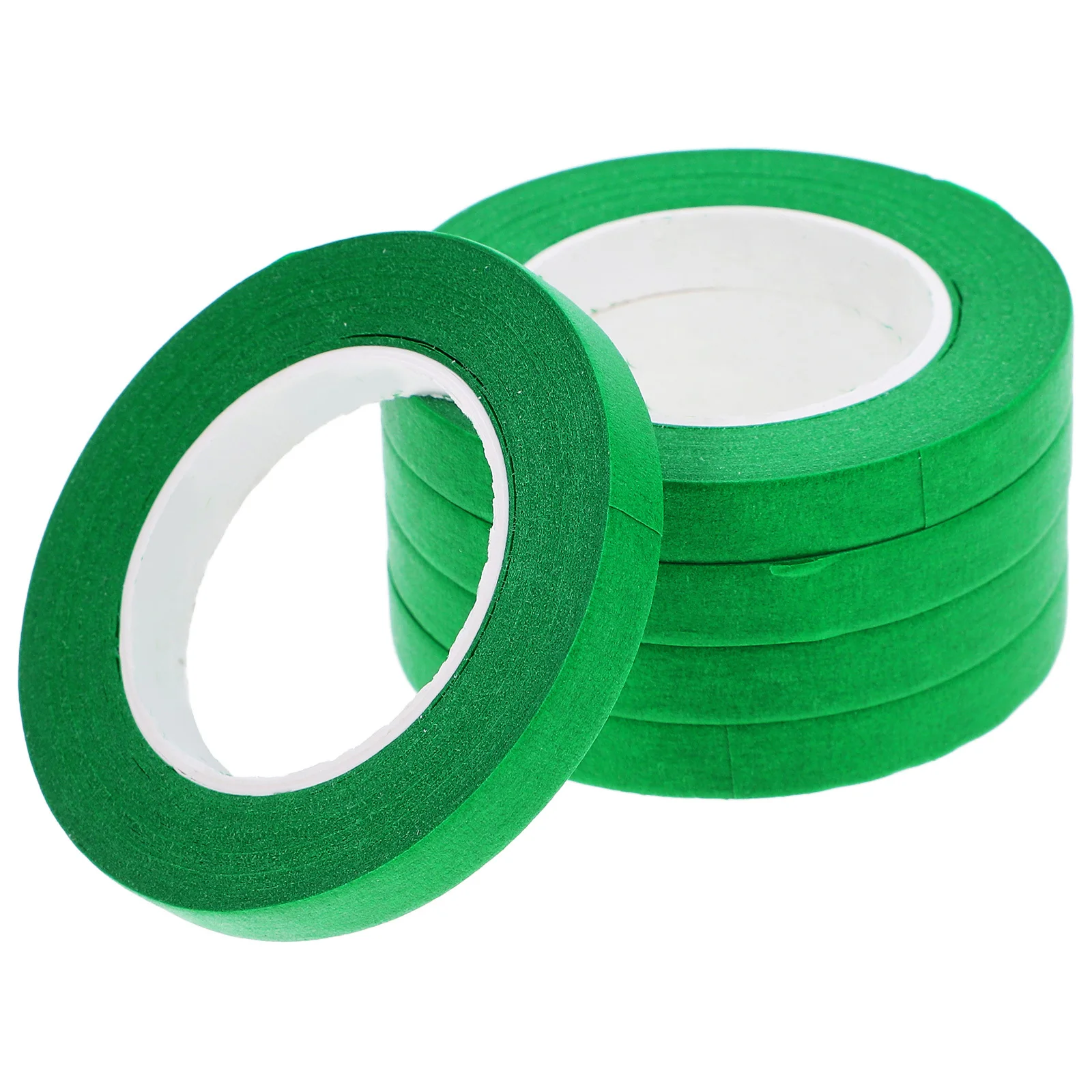 5Pcs Masking Tape Rolls Adhesive Painter Tape for Car Spraying Home Decoration Labeling Art Portable Masking Tapes