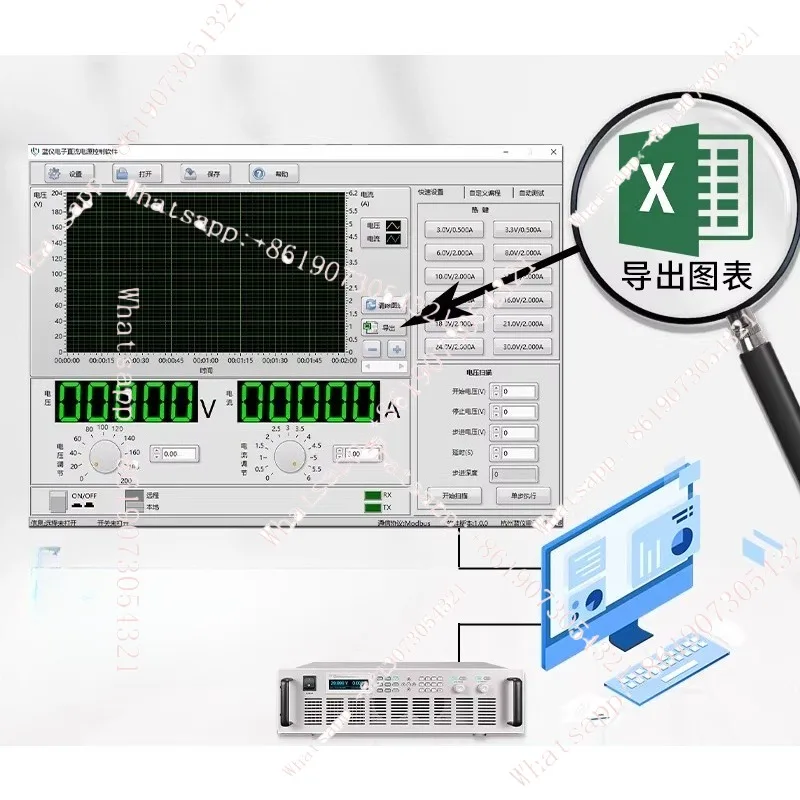 AC/DC numerical control step-up and step-down current regulator power supply constant voltage  program control 3000W