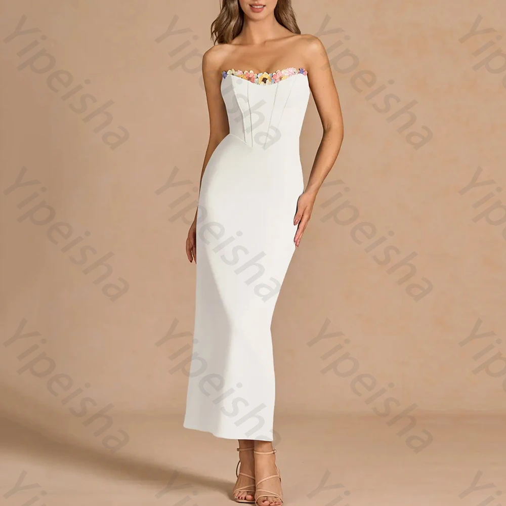 

Elegant Sleeveless Backless Evening Dresses Sexy Off-shoulder Long Dress Exquisite High Quality Prom Party Gown Women Customized