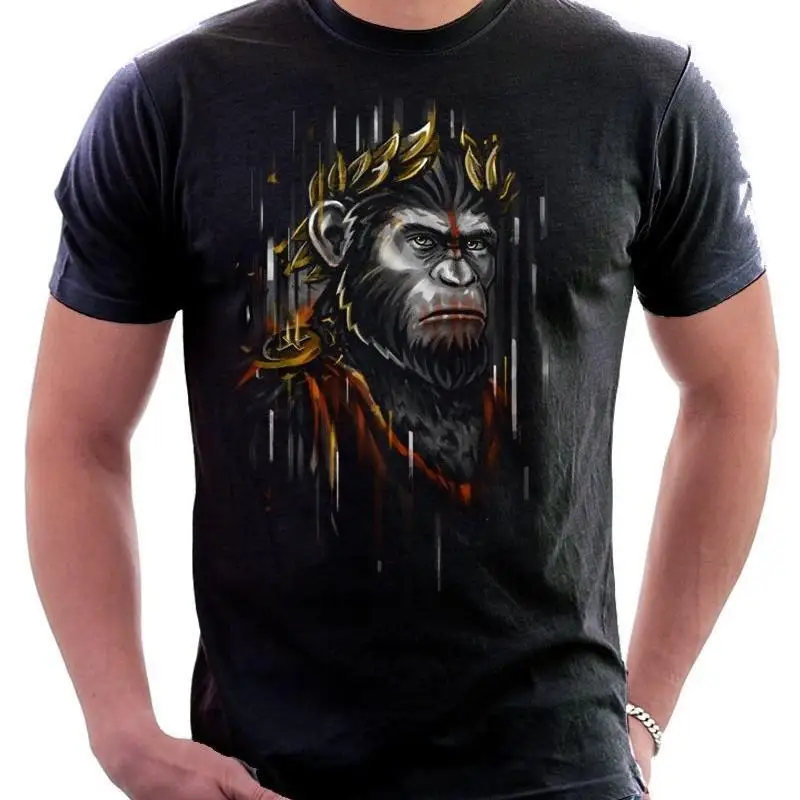 CAESAR Dawn of the Planet Apes black t shirt OZ9626