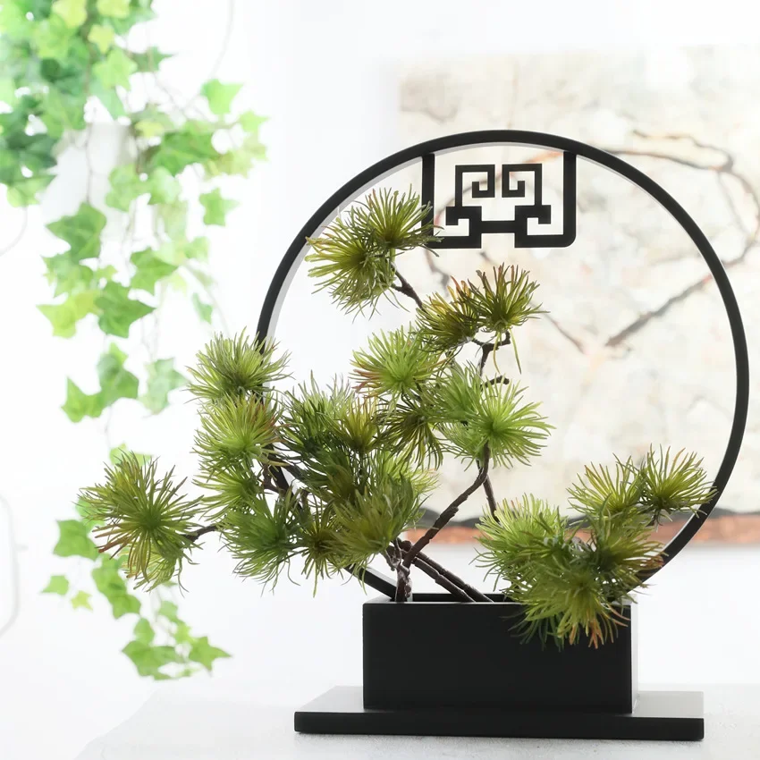 

Artificial Flower Pine Needles Branch DIY Plastic Plant Wedding Home Shop Floral Arrangement Decoration Hairbrush Hair bag Combs